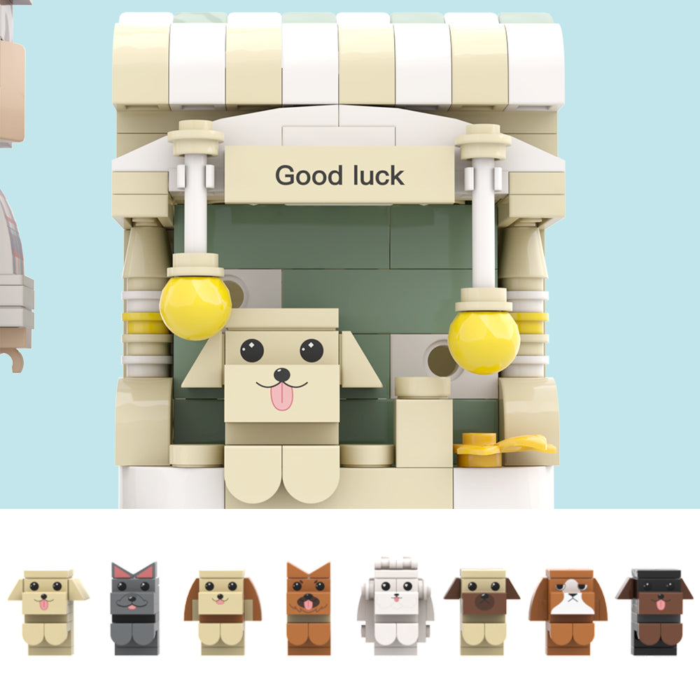 Personalisierte Bausteinfigur – Stiftehalter mit persönlichem Foto und Namen