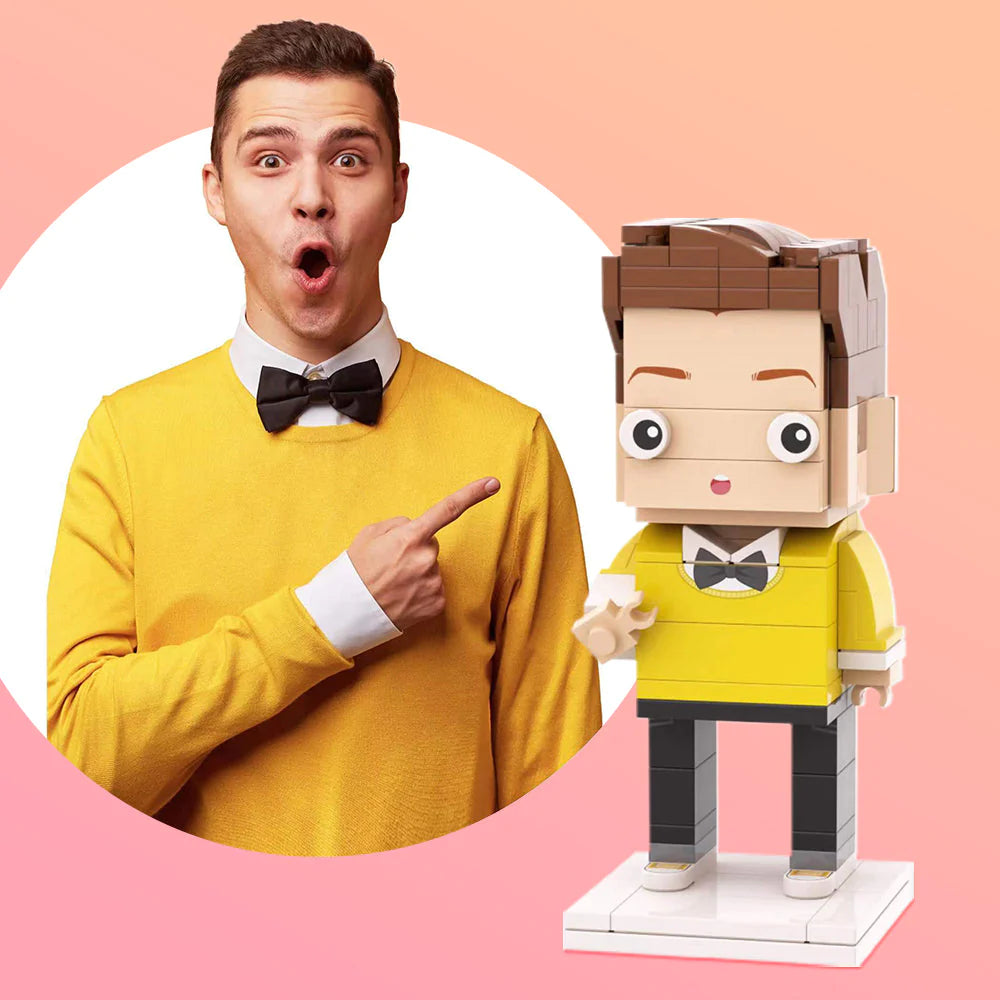 Personalisierte Bausteinfigur – 1 Person – Persönliches Geschenk