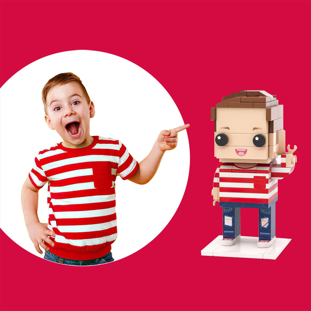 Individuelle Bausteinfigur – 1 Kind – Persönliches Geschenk